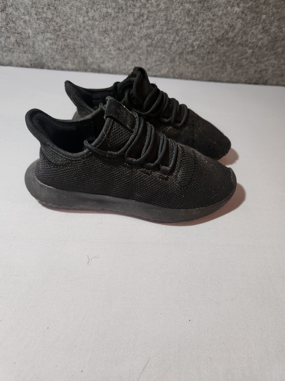 Black Adidas Tubular sneakers size 5Y